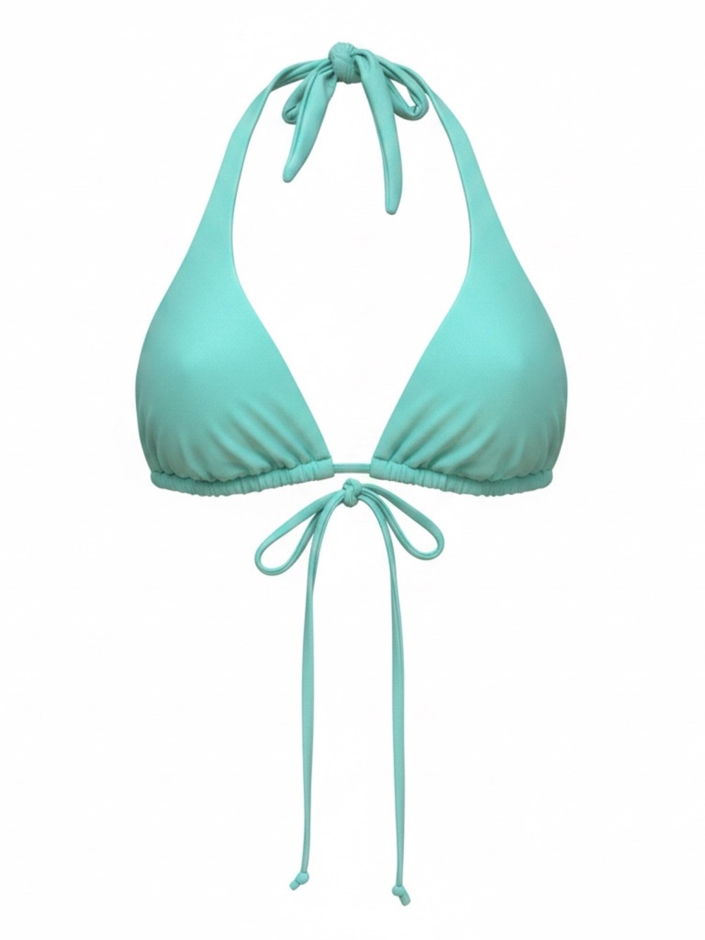 iNAMORATA Mint Green Halter Bikini Top
